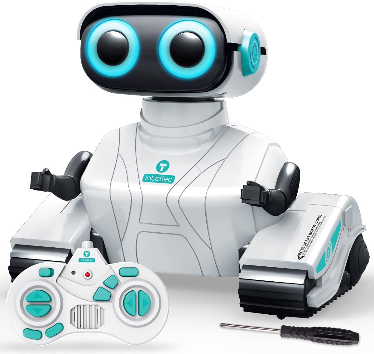 Remote Control Robot Toys with LED Eyes & Flexible Arms, Dance & Sounds