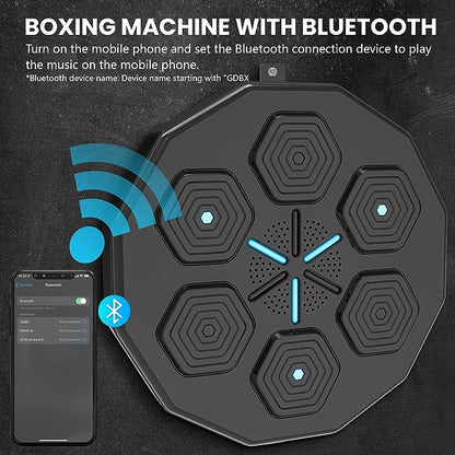 Super easy to use musical boxing targets