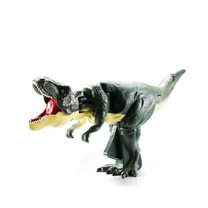 Decompressed dinosaur toy